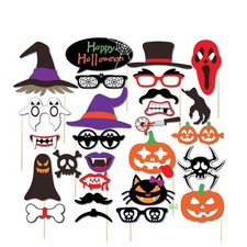  26 Pcs Halloween Photobooth