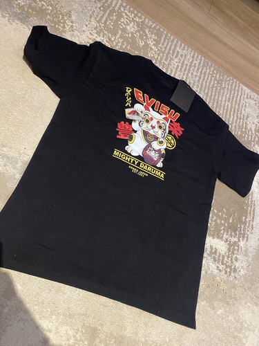 Evisu might daruma mens - mens, black