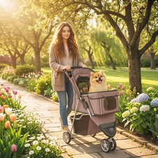 Pet Travel Stroller Cat Dog