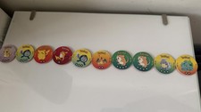 Vintage pokemon pogs - pokemon, 1999