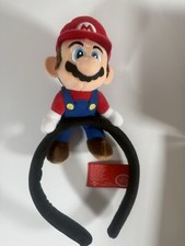 SUPER NINTENDO WORLD UNIVERSAL HOLLYWOOD MARIO HEADBAND PLUSH OFFICIAL