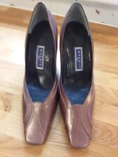 BNWOB Magrit Size 5.5 EU 38.5 Brown Court Heeled Shoes