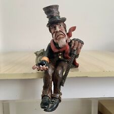 Scrooge Shelf Sculpture Bookworms The Pennywhistle Group Dickens Christmas RARE