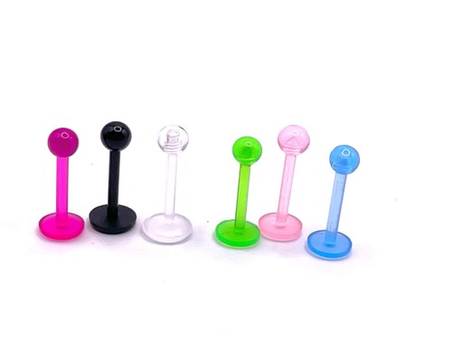 Hypo allergenic acrylic labret