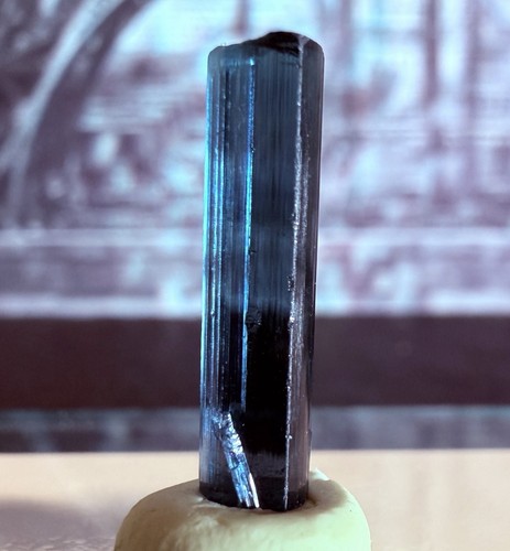 Blue indicolite tourmaline - blue,