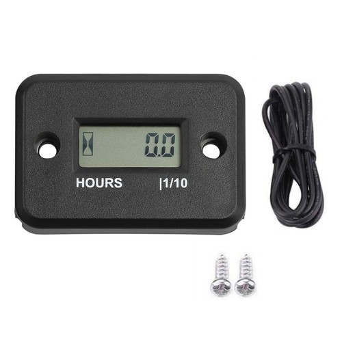 Waterproof hour meter lcd - meter,