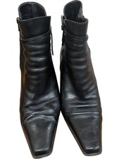 Du Barry Leather Boots Black
