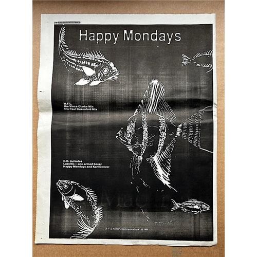 Happy mondays poster - happy,