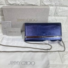 Jimmy Choo Navy Metallic Chain