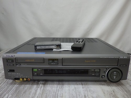 Sony st1 hi8 8mm vhs - vhs, deck