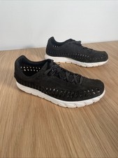 Nike Mayfly Woven Suede Trainers UK 8 EU 42.5 Black Holidays Summer Sandal