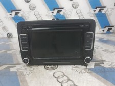 VW Touran Radio 6 Disk CD Player / Stereo Head Unit 3C8 035 195 G - WITH CODE