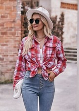 Women's Long Sleeve Check
