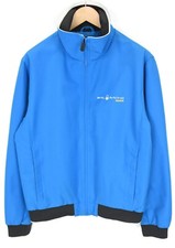 Sail Racing Ocean Jacket Men Large Zipper Lightweight Blue