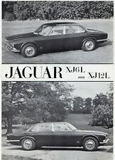 Jaguar XJ Series 1 Long Wheelbase 1972-1973 UK Single Sheet Brochure XJ6L XJ12L