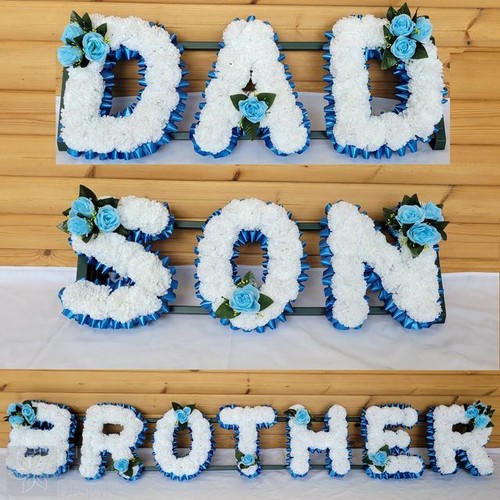 Funeral flowers dad - flowers, son
