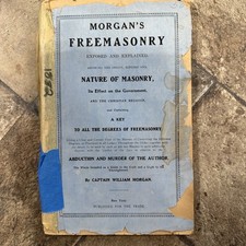 1882 Morgan's FREEMASONARY