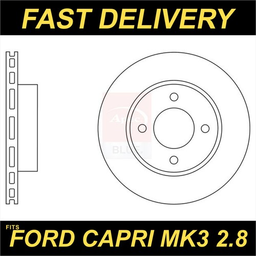Brake discs pair - discs, vented