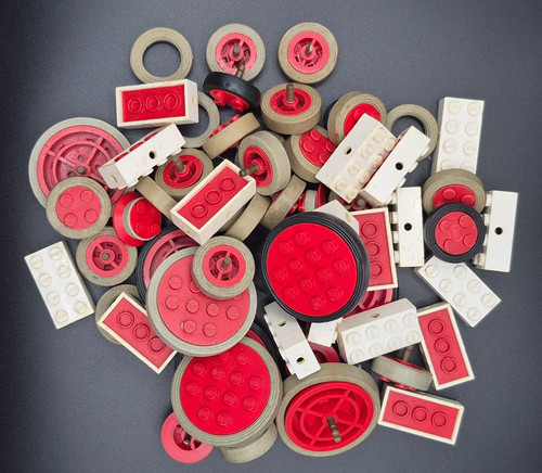 Vintage 1960 lego wheels - 1960's,