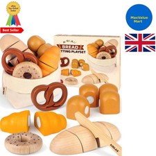 Multicolored Wooden Bakery Toy