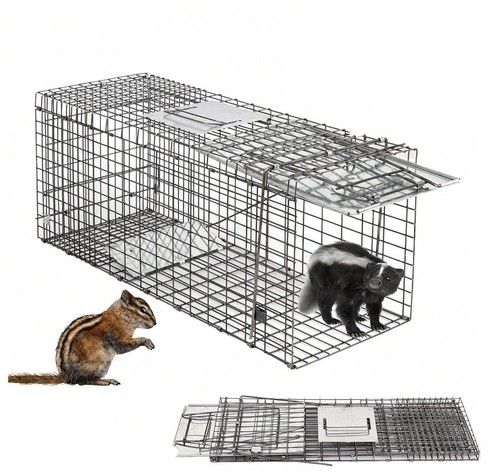 Foldable humane animal - foldable, trap