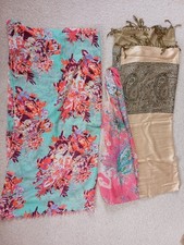 3 Ladies Scarves. Variety of