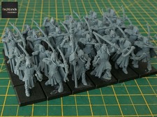 24 x Highlands Miniatures Feral Elven Archers inc Full Cmd (bases included)