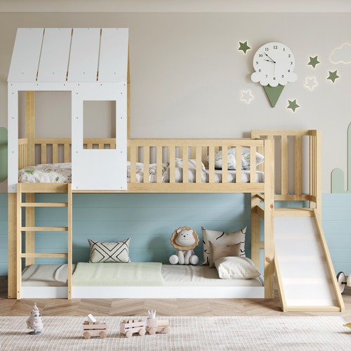High sleeper kids bed - high, frame