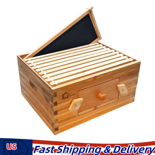 Frame deep brood box wax - frame,