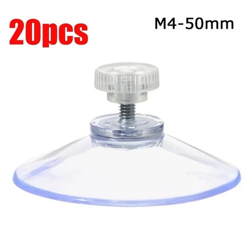 53mm clear suction cups - clear,