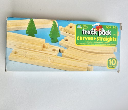 Elc wooden train track 2456 - elc,