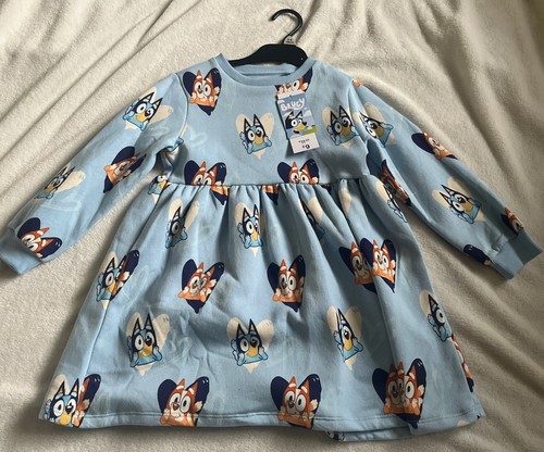 Bluey bingo dress blue f - bingo,