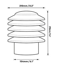 CHIMNEY COWL Anti Down Draught