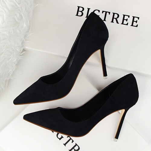 Ladies office faux suede - faux,