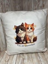Cute duo Cat Cushion Print