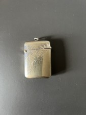 An Antique Silver Plated Vesta