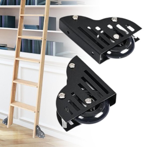 2pcs sliding library ladder - 2pcs,
