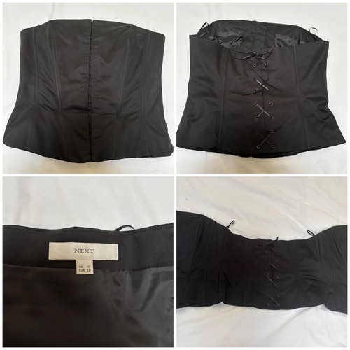 Next black detailed boned - ,