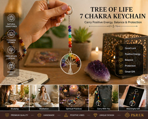 Tree life keychain healing - keychain,