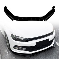 Front Bumper Spoiler Lip Body Kit For VW Scirocco MK3 Early Rline GTS 2008-2014