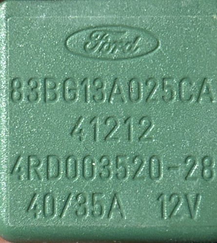 Relay fits ford - escort, pin