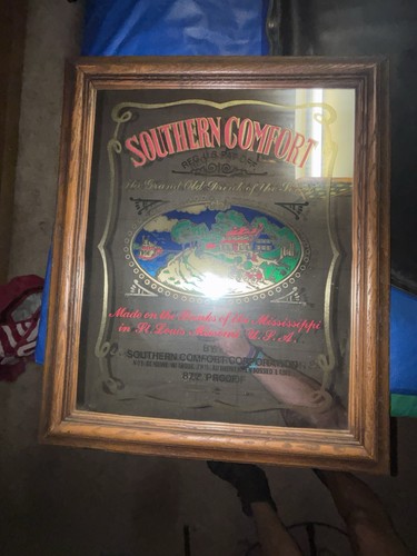 Southern comfort mirror framed - southern,