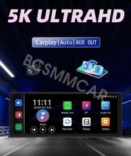 5K 11.3"  Wireless CarPlay Android Auto Dash Cam Front Rear Parking Monitoring