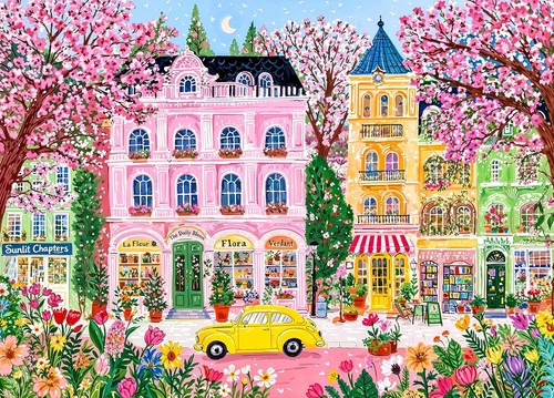 Spring city jigsaw puzzles for - city,