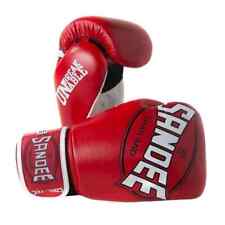 Sandee Cool-Tec Red Leather Boxing Gloves Boxing Gloves