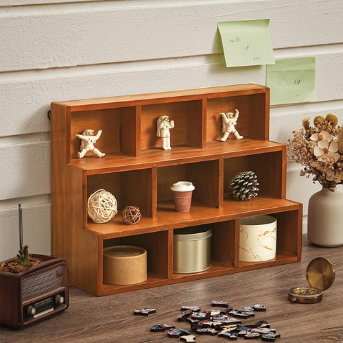 Cubes wooden display - wooden, unit