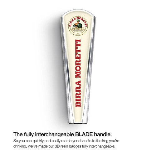 Blade beer tap birra - beer, moretti