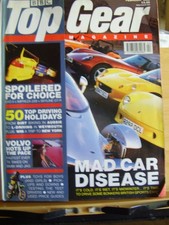Top Gear February 1999 featuring Mitsubishi Evo, Nissan Skyline, Subaru, Lotus