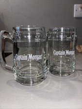 2x Heavy Glass Captain Morgan