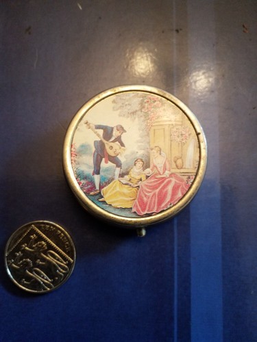 Vintage pill box - , trinket